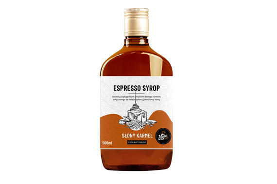 ESPRESSO SYROP SLANY  KARMEL - 500 ml