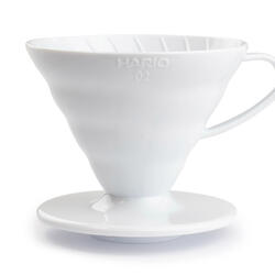 Hario Dripper V60-02 biały plastikowy
