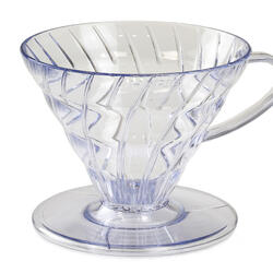Hario Dripper V60-02 plastikowy, przezroczysty 