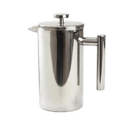 FRENCH PRESS KNOB ZE STALI NIERDZEWNEJ - ZAPARZACZ TŁOKOWY DO KAWY